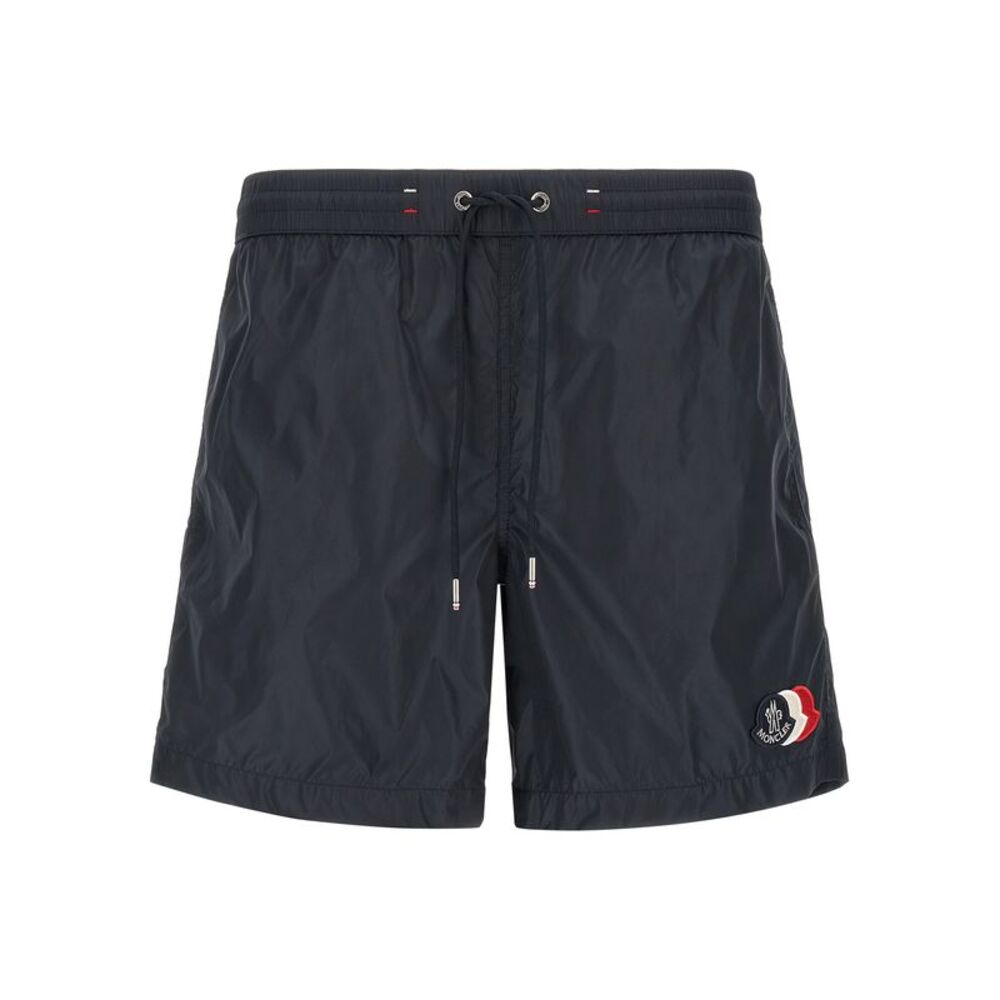 Moncler Men Tricolor Logo Patch Swimsuit